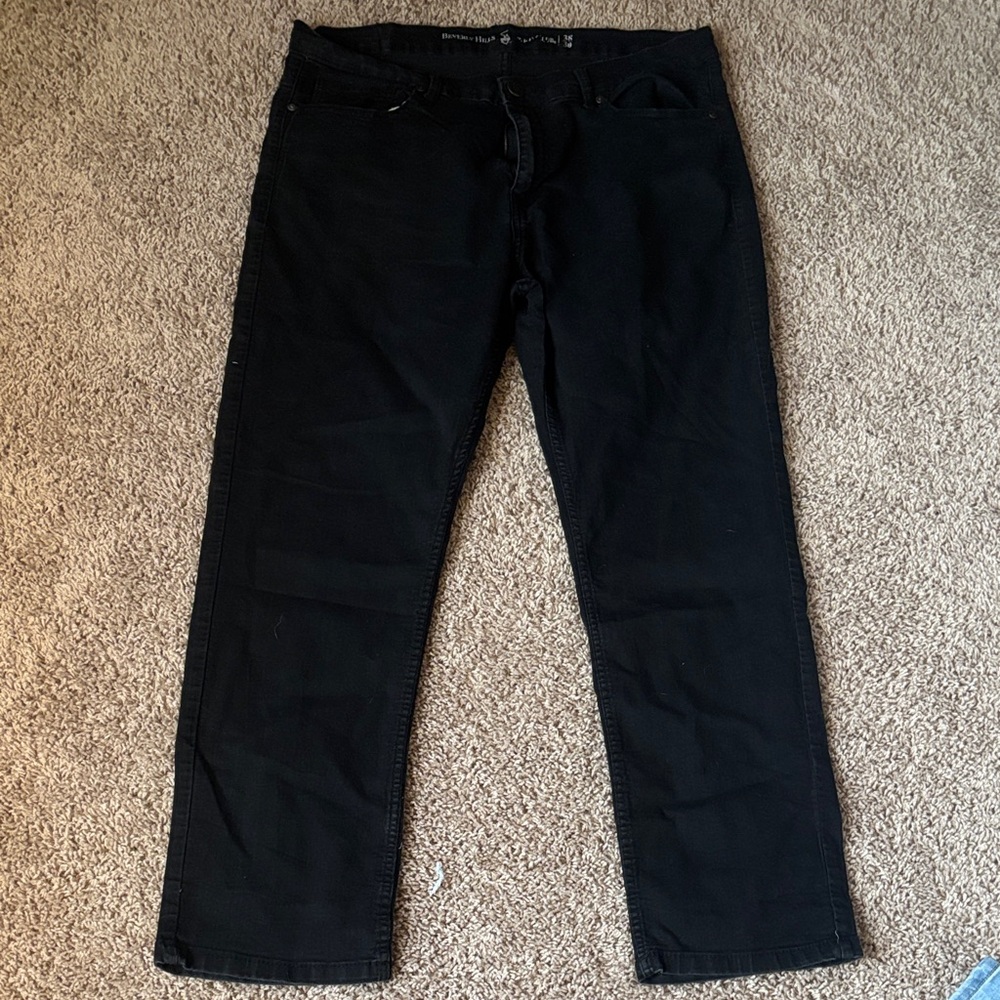 Beverly Hills Polo Club Men's Dark Jeans